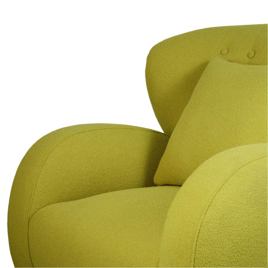 Eric Ivory Armchair (Yellow-Green)