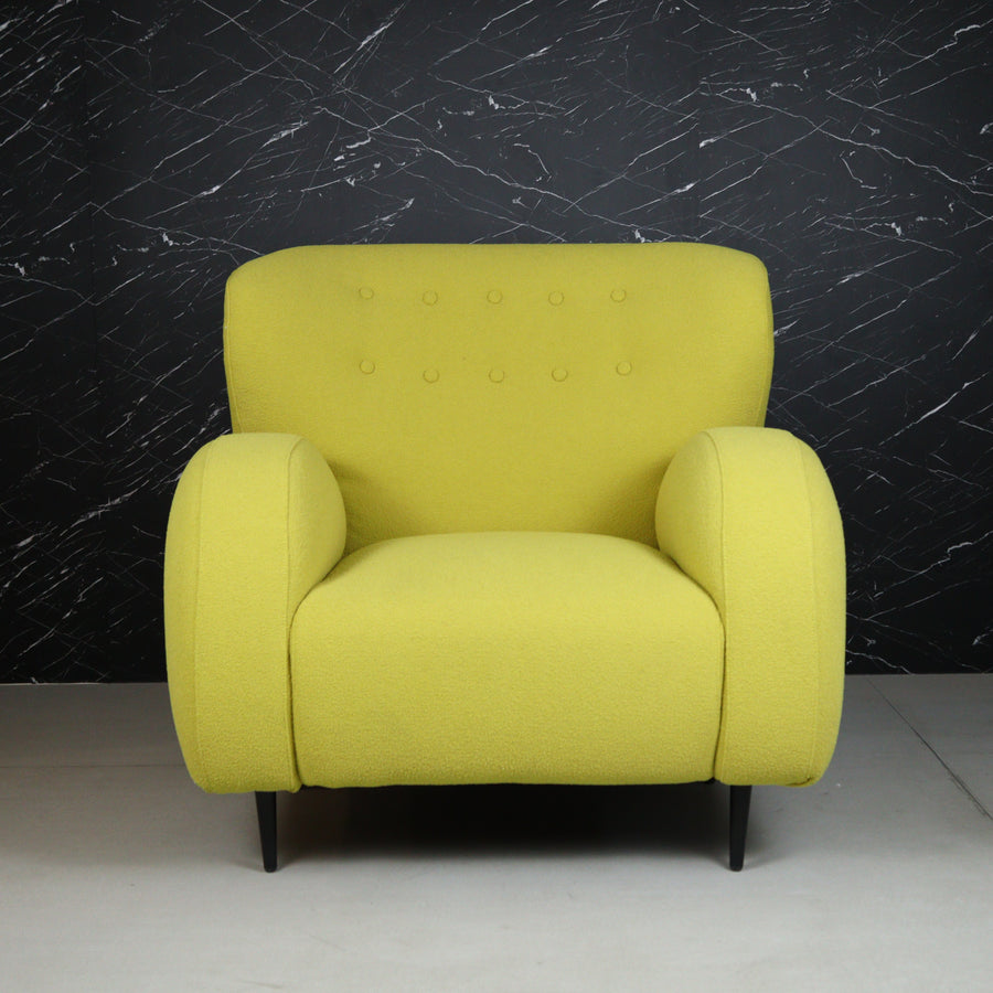 Eric Ivory Armchair (Yellow-Green)