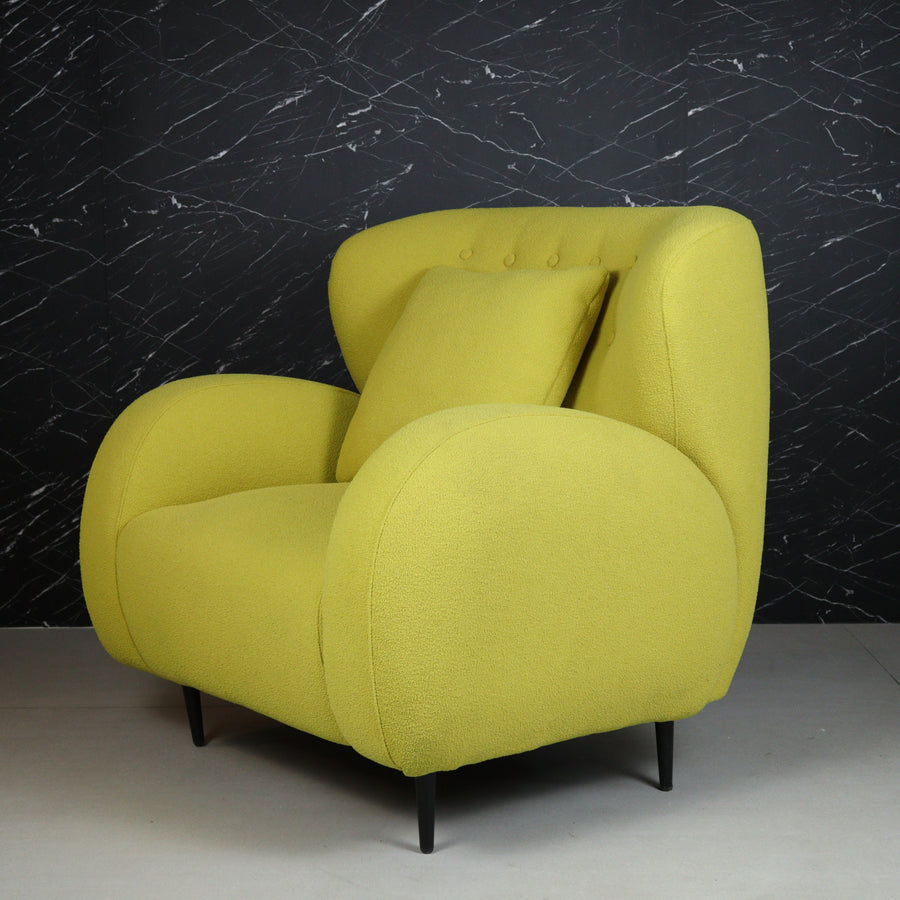 Eric Ivory Armchair (Yellow-Green)