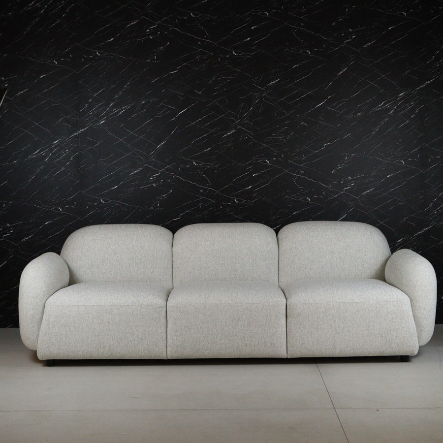 Hallie Sofa Set (A) in Grey & White