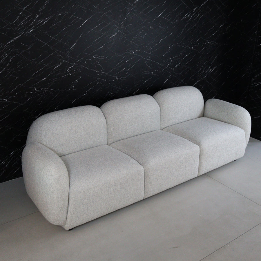 Hallie Sofa (3 seater - White)