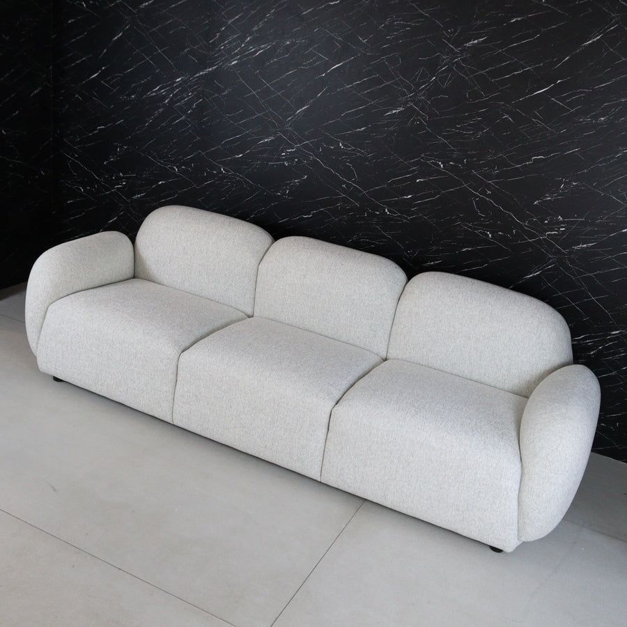 Hallie Sofa (3 seater - White)