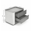 Rosario Nightstand Bedside table
