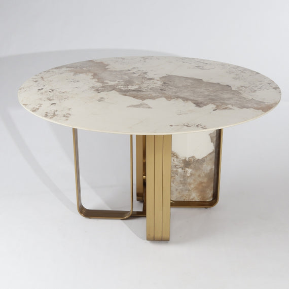 Cuero Dining Table (d:135 cm)
