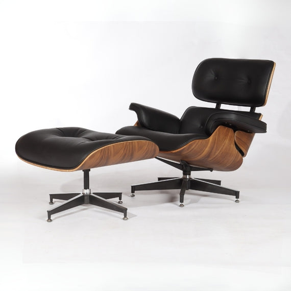 Lincoln Leather Chair & Footstool