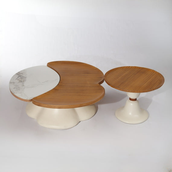 Nordic Coffee Table with the Side Table - With Minor Scratches