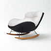 Marlin Rocking Chair (White & Black)