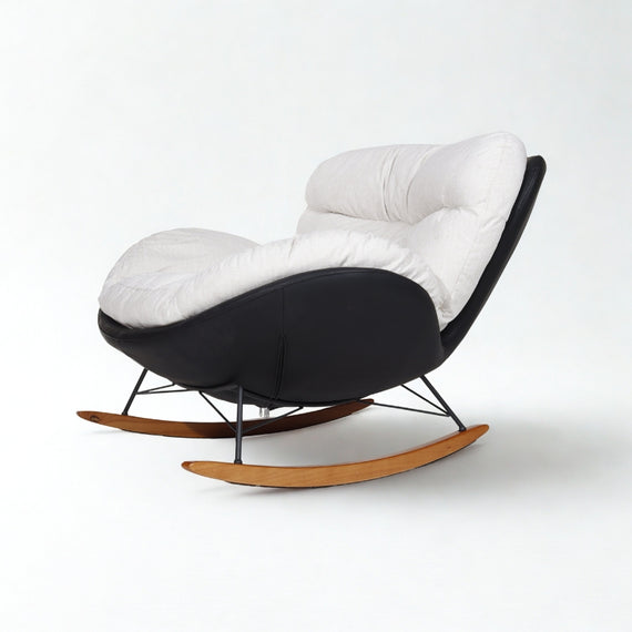 Marlin Rocking Chair (White & Black)
