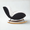 Marlin Rocking Chair (White & Black)
