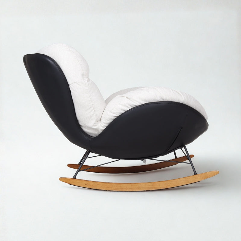 Marlin Rocking Chair (White & Black)