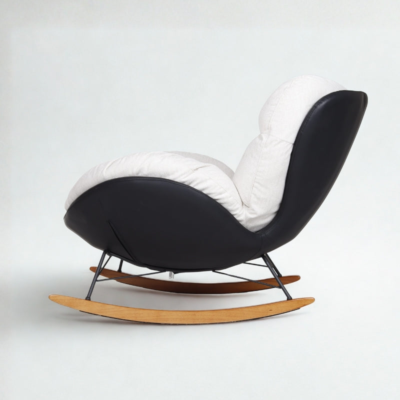 Marlin Rocking Chair (White & Black)