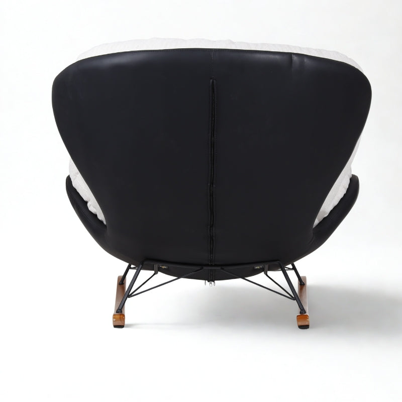 Marlin Rocking Chair (White & Black)