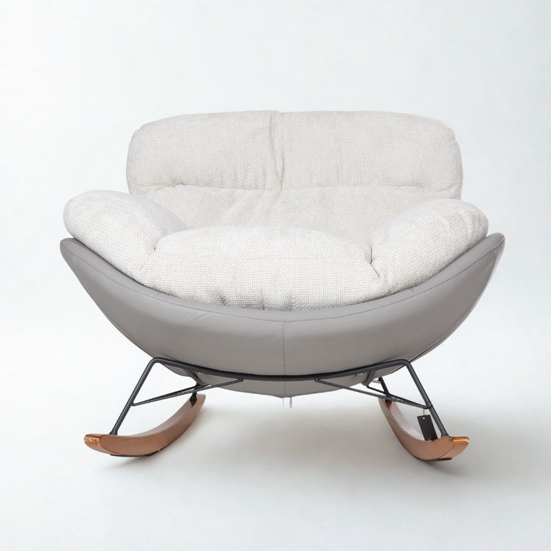 Marlin Rocking Chair (White & Grey)