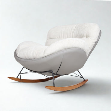 Marlin Rocking Chair (White & Grey)