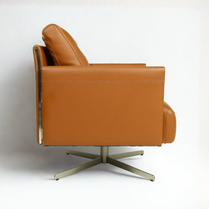 Munich Leather Hinge Chair