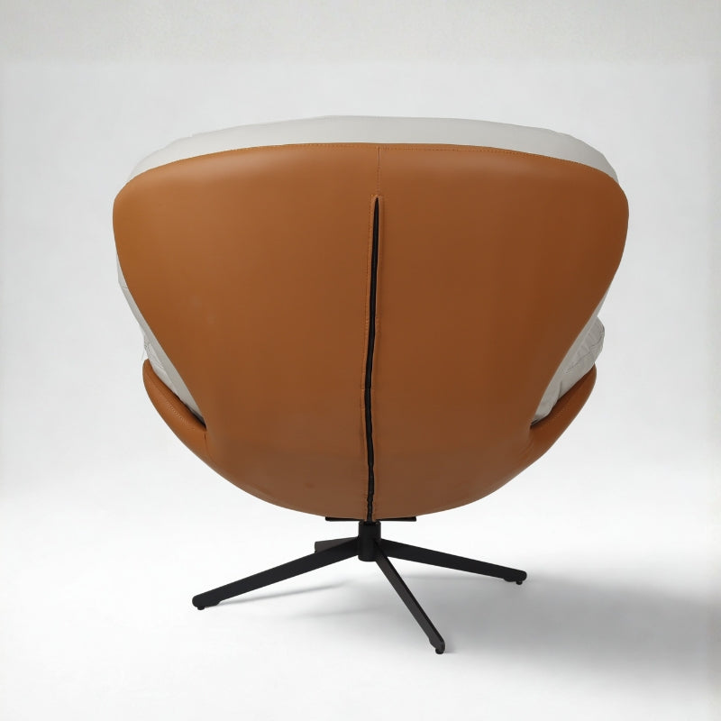 Marlin Tub Chair (Cream & Brown)