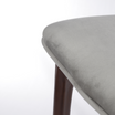 Enya Bar Stool Dark Wood Finish
