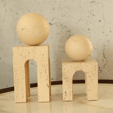A Pair of Monolith Sphere Towers (H:11/H:16cm) - Avenue39A Pair of Monolith Sphere Towers (H:11/H:16cm)Avenue39Avenue39A Pair of Monolith Sphere Towers (H:11/H:16cm)