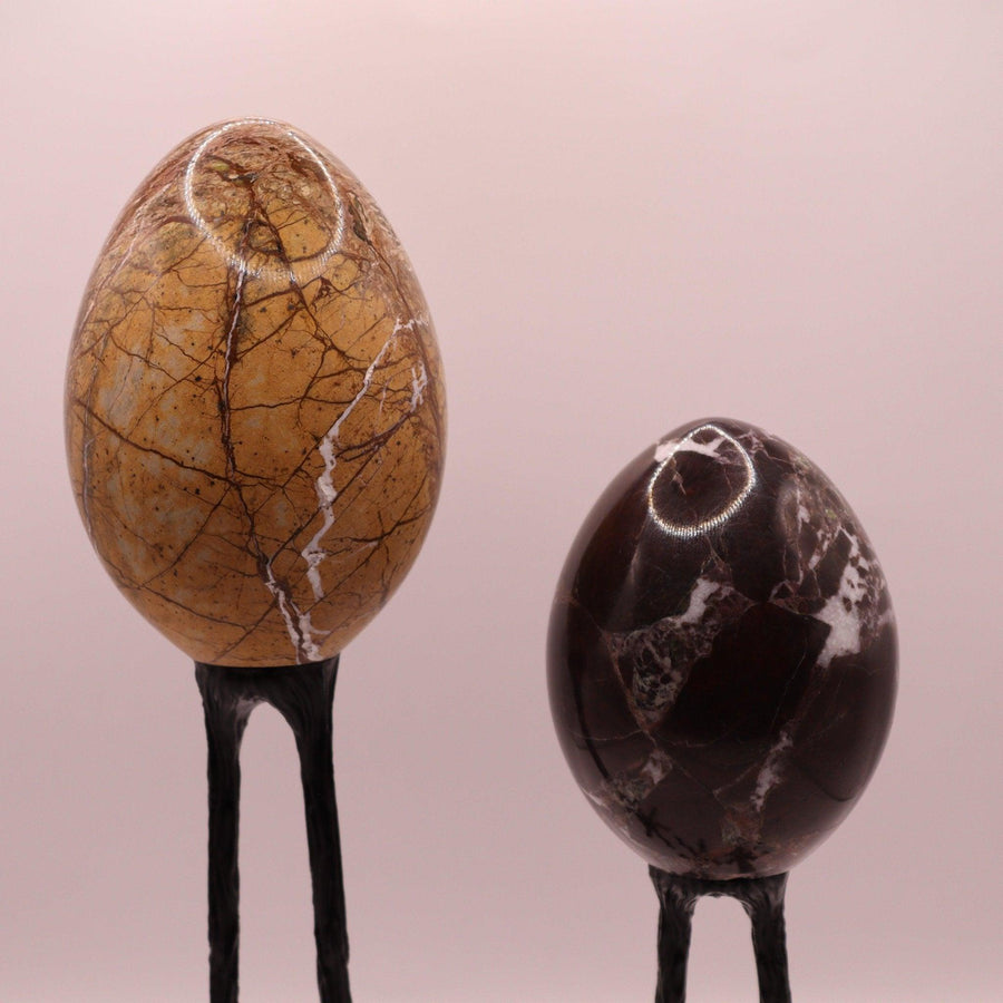 A Pair of Rooted Egg Stands (Brown & Golden) - Avenue39A Pair of Rooted Egg Stands (Brown & Golden)Avenue39Avenue39A Pair of Rooted Egg Stands (Brown & Golden)