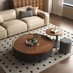 Lucius Coffee Table Set (Coffee Table+Side Table+Ottoman)