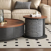 Lucius Coffee Table Set (Coffee Table+Side Table+Ottoman)